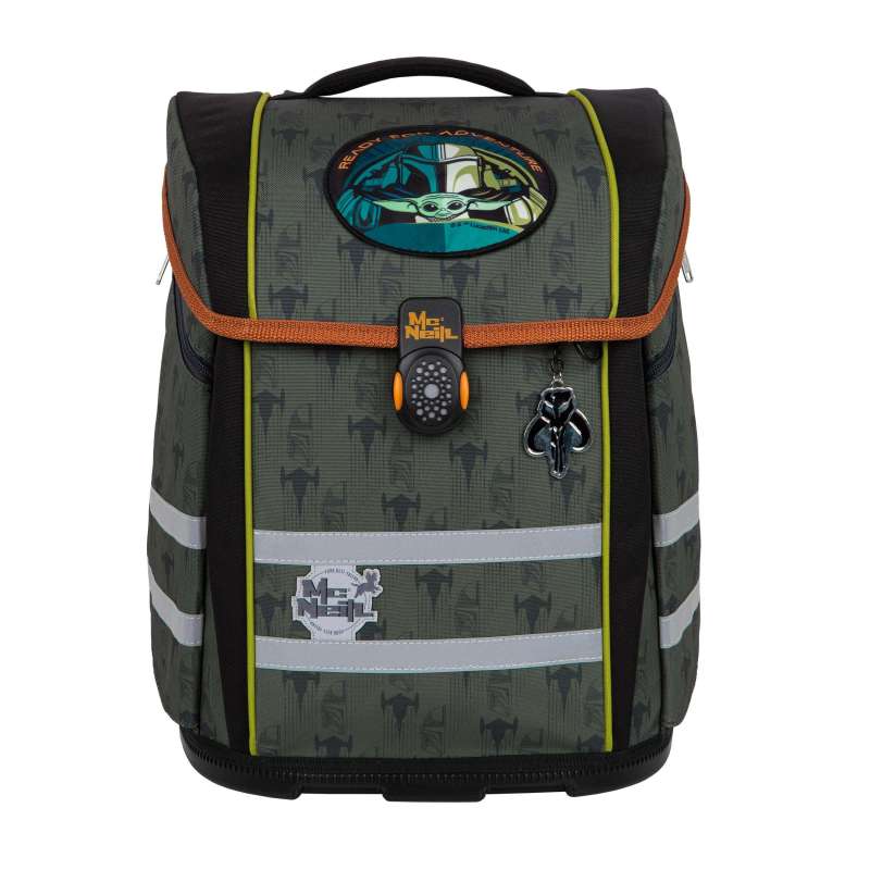 MCNEILL Schulranzen PERFECTO DISNEY Set 5 tlg für Jungen, Mc Neill Designs Star Wars Mandalorian von Mc Neill