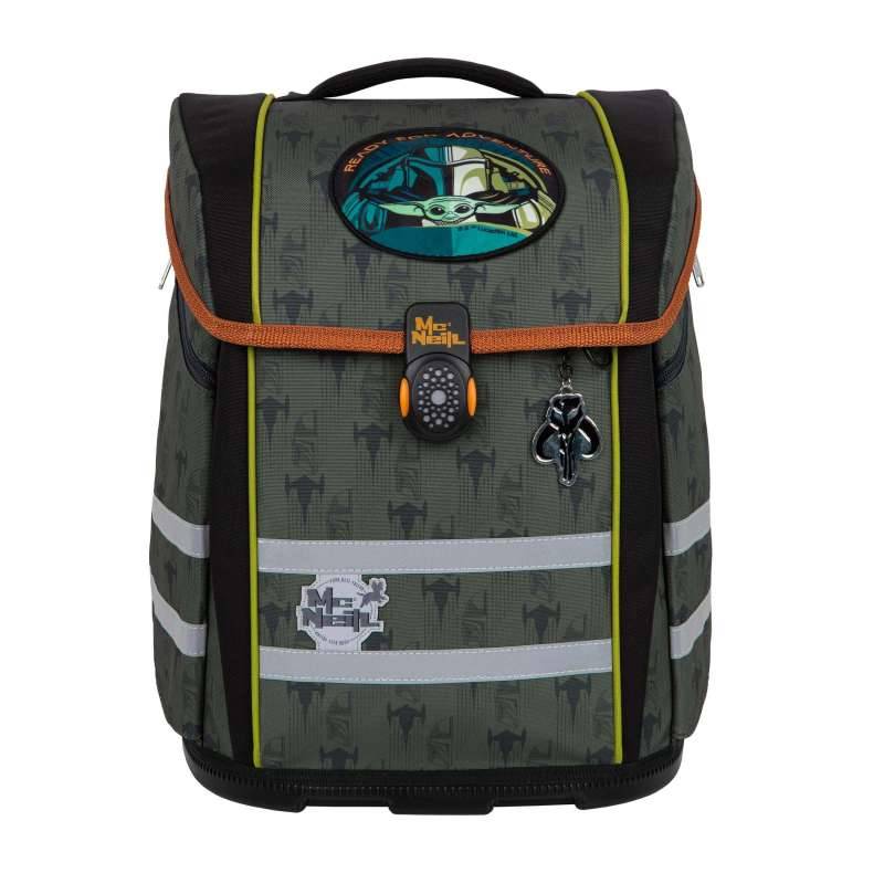 MCNEILL Schulranzen PERFECTO DISNEY Set 5 tlg für Jungen, Mc Neill Designs Star Wars Mandalorian von Mc Neill