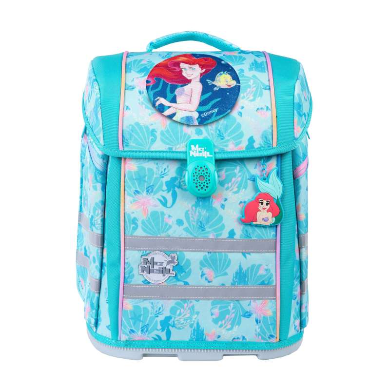 MCNEILL Schulranzen PERFECTO DISNEY Set 5 tlg für Mädchen, Mc Neill Designs Arielle von Mc Neill
