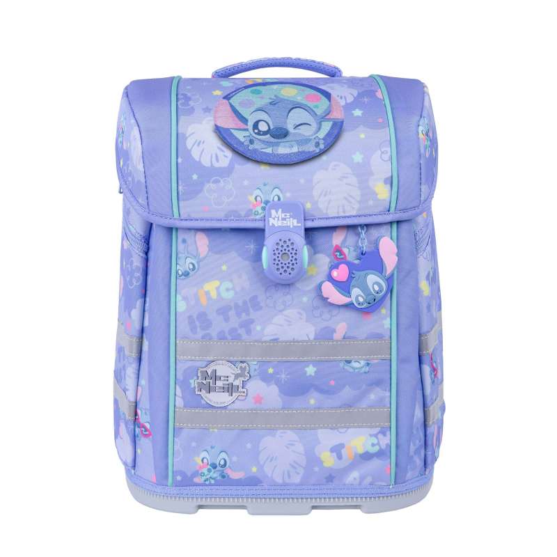 MCNEILL Schulranzen PERFECTO DISNEY Set 5 tlg für Mädchen, Mc Neill Designs Stitch 2 von Mc Neill