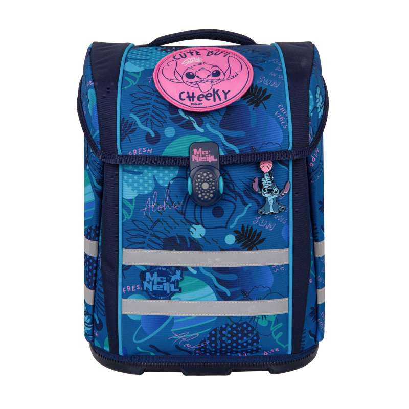MCNEILL Schulranzen PERFECTO DISNEY Set 5 tlg für Mädchen, Mc Neill Designs Stitch von Mc Neill