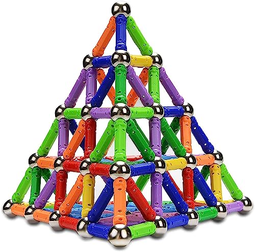 McDou Magnetische Stöcke, Stöcke & Bälle Set 140 STÜCKE, Gebäude, BAU Spielzeug, Blöcke Sticks Lernspielzeug Für Kinder (Über 6 Jahre Alt) McDou Magnetische Stöcke, Stöcke & Bälle Set 140 STÜCKE, Gebäude, BAU Spielzeug, Blöcke Sticks Lernspielzeug Für Kinder (Über 6 Jahre Alt) von McDou