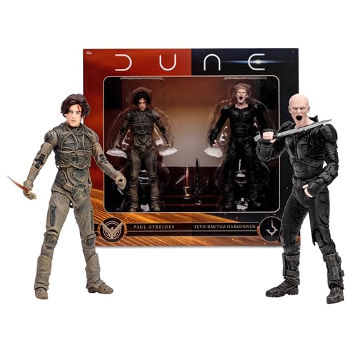 McFarlane Toys Dune: Teil 2 Actionfiguren 2er-Pack Paul Atreides & Feyd-Rautha Harkonnen 18 cm von McFarlane