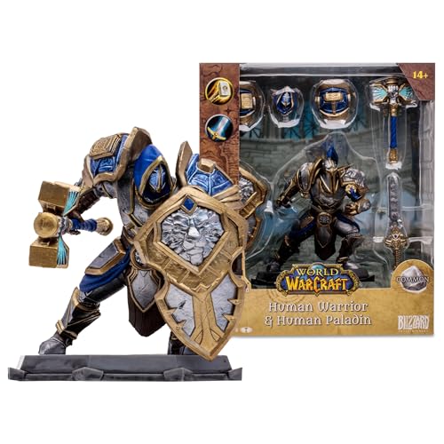 McFarlane Toys World of Warcraft Actionfigur Human: Paladin/Warrior 15 cm von McFarlane