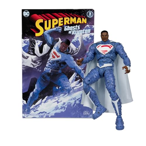 DC Direct Superman Wave 5 Earth-2 Actionfigur 18 cm mit Comicbuch | Ghosts of Krypton Sammlerstück von McFarlane