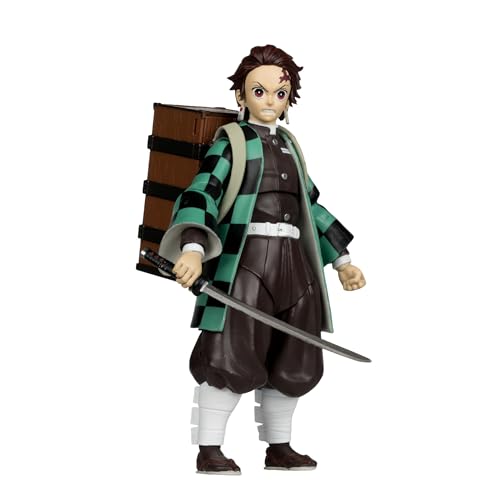 Demon Slayer: Kimetsu no Yaiba Actionfigur Tanjiro Kamado (with Nezuko Box) (Season 3) 18 cm von McFarlane
