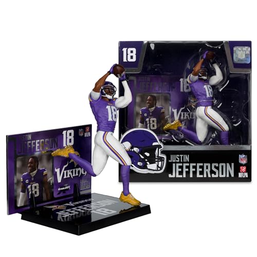 Justin Jefferson (Minnesota Vikings) NFL 17,8 cm Figur McFarlane von McFarlane
