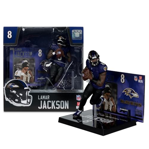 Lamar Jackson (Baltimore Ravens) (lila/schwarz) NFL 17,8 cm Figur McFarlane von McFarlane