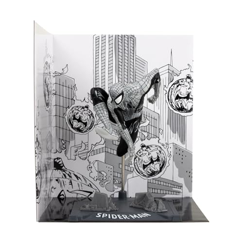 Marvel Collection PVC Statue 1/10 Spider-Man (Spider-Man #6)(Line Art)(Gold Label) 10 cm von McFarlane