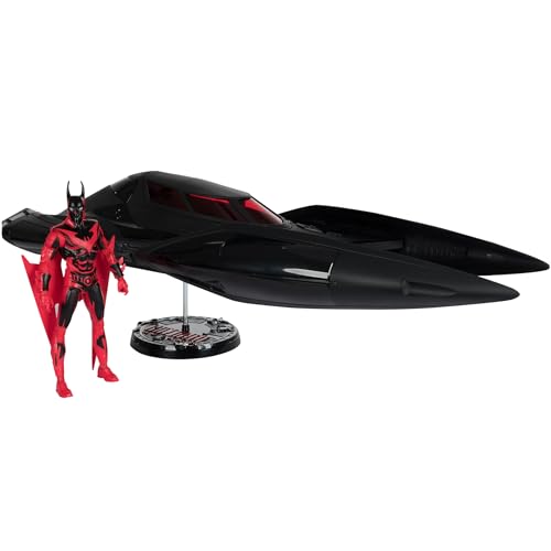 McFarlane Batman Beyond DC Multiverse Actionfigur mit Fahrzeug Batman & The Batmobile (Gold Label) 53 cm von McFarlane