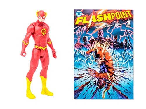 McFarlane DC Page Punchers Actionfigur & Comic The Flash (Flashpoint) 8 cm von McFarlane