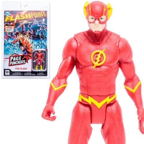 McFarlane DC Page Punchers Actionfigur & Comic The Flash (Flashpoint) 8 cm von McFarlane