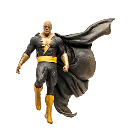 McFarlane DC Black Adam Movie Posed PVC Statue Black Adam by Jim Lee 30 cm von McFarlane