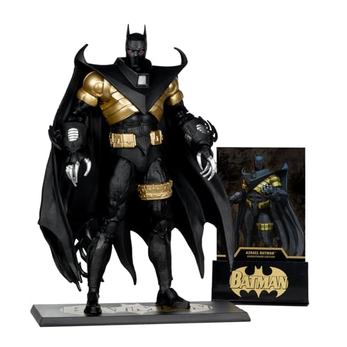 McFarlane DC Multiverse Azrael (Batman: Knightfall) Knightmare Edition Gold Label 17,8 cm Actionfigur Spielzeug von McFarlane
