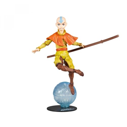 McFarlane - Der Herr der Elemente Actionfigur Aang 18 cm, 19031, Mehrfarbig von McFarlane