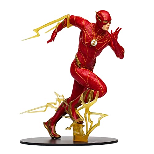 McFarlane Spielzeug, DC Multiverse 30,5 cm The Flash Figur Statue, Sammlerstück DC The Flash Movie Posed Statue mit einzigartiger Sammler-Charakterkarte - ab 12 Jahren von McFarlane
