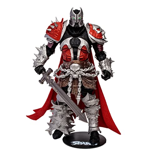 McFarlane Spielzeug, Spawn Comic 17,8 cm Mittelalterliche Spawn Actionfigur mit 22 beweglichen Teilen, Sammelfigur mit Zubehör und Sammlerständer Basis – ab 12 Jahren von McFarlane