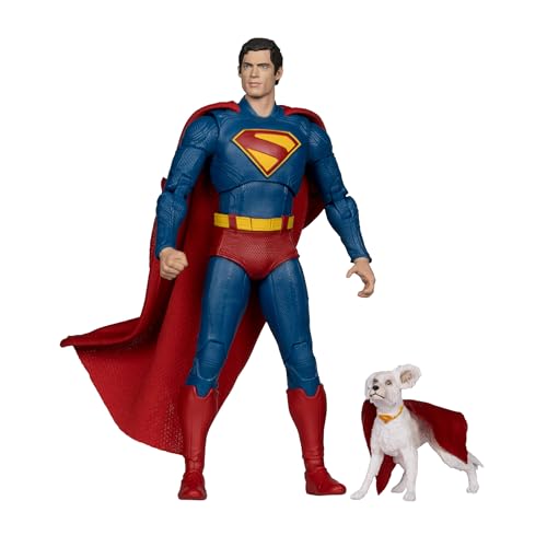 McFarlane Superman (2025) DC Multiverse Deluxe Actionfigur Superman with Krypto The Super Dog 18 cm von McFarlane