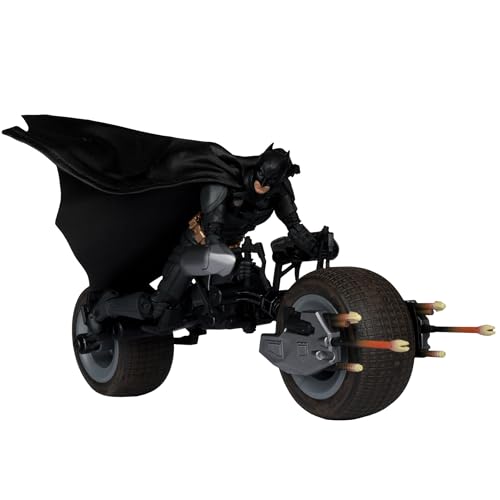 McFarlane The Dark Knight DC Multiverse Actionfigur mit Fahrzeug Batman & The Batpod 18 cm von McFarlane