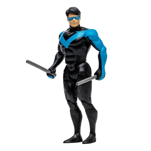 McFarlane Toys, DC Multiverse, 12,7 cm DC Super Powers Nightwing Actionfigur mit 5 Gelenkpunkten, Sammlerstück DC Retro 1980er Super Powers Line Figur - ab 12 Jahren McFarlane Toys, DC Multiverse, 12,7 cm DC Super Powers Nightwing Actionfigur mit 5 Gelenkpunkten, Sammlerstück DC Retro 1980er Super Powers Line Figur - ab 12 Jahren von McFarlane