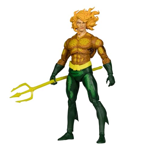 McFarlane Toys - DC Multiverse Aquaman (Justice League Task Force) 17,8 cm große Build-A Figur von McFarlane