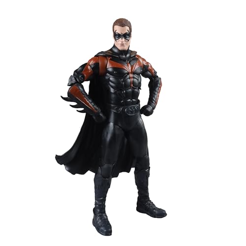McFarlane Toys DC Multiverse Robin 17,8 cm Figur mit Eisfrost-Effekten, Build-A Teil, Ultra-Artikulation, Sammelkunstkarte und Display-Basis – eine dynamische Ergänzung zu Ihrer Batman- und McFarlane Toys DC Multiverse Robin 17,8 cm Figur mit Eisfrost-Effekten, Build-A Teil, Ultra-Artikulation, Sammelkunstkarte und Display-Basis – eine dynamische Ergänzung zu Ihrer Batman- und von McFarlane