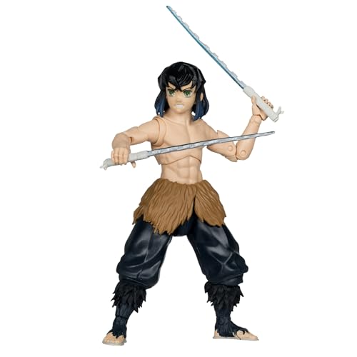 McFarlane Toys - Demon Slayer Inosuke Hashibira (Unmasked) 17,8 cm große Actionfigur von McFarlane