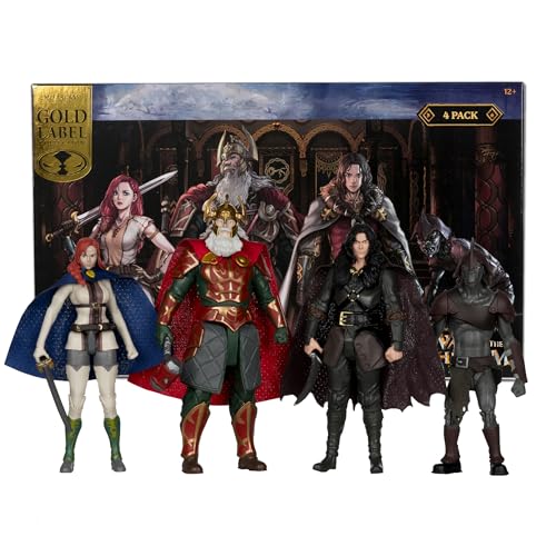 McFarlane Toys - Der Herr der Ringe: Der Krieg der Rohirrim 10,2 cm große Actionfigur Gold Label 4 Pack McFarlane Toys - Der Herr der Ringe: Der Krieg der Rohirrim 10,2 cm große Actionfigur Gold Label 4 Pack von McFarlane