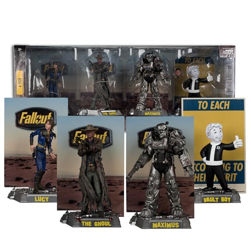 McFarlane Toys - Fallout Lucy, Maximus, The Ghoul & Vault Boy, 15,2 cm, 4 Stück McFarlane Toys - Fallout Lucy, Maximus, The Ghoul & Vault Boy, 15,2 cm, 4 Stück von McFarlane