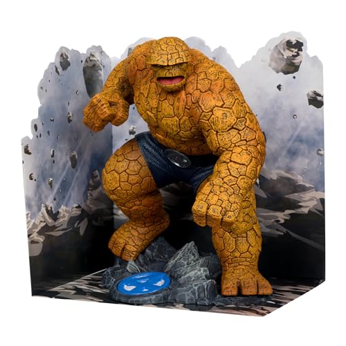 McFarlane Toys Marvel The Thing 1:10th Scale Collectible with Scene (Fantastic Four #642) von McFarlane