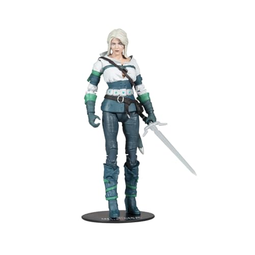 Bandai MCF13409 The Witcher 3 Elder Blood Ciri Actionfigur, 18 cm von McFarlane