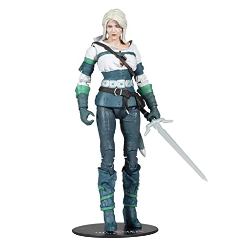 Bandai MCF13409 The Witcher 3 Elder Blood Ciri Actionfigur, 18 cm von McFarlane