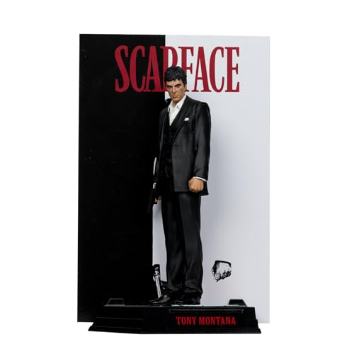 McFarlane Toys - Tony Montana (Scarface) 15,2 cm große posierte Figur von McFarlane