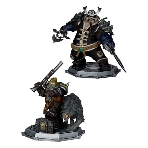 McFarlane World of Warcraft Actionfiguren Dwarf Hunter & Pandaren 15 cm Sortiment (8) von McFarlane