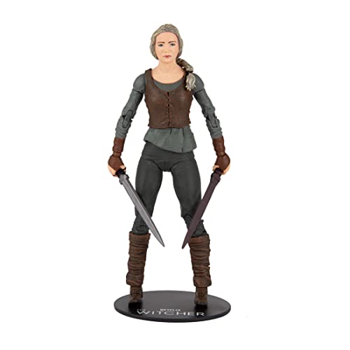 McFarlane Netflix The Witcher Ciri (Season 2) 7'' Action Figure with Accessories, Multicolor von McFarlane