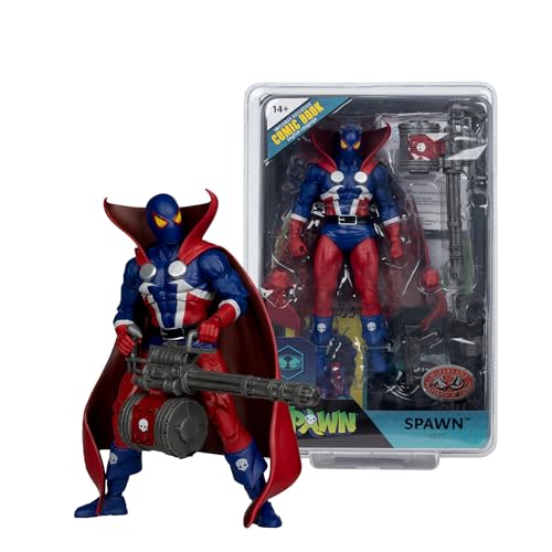 Spawn Page Punchers Action Figure Spawn 1977 Red and Blue (Chase) Red Platinum Edition 18 cm von McFarlane