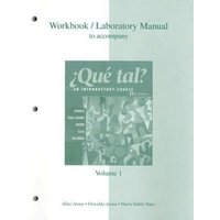 Workbook/Laboratory Manual Volume 1 to Accompany Que Tal?: An Introductory Course von McGraw Hill LLC
