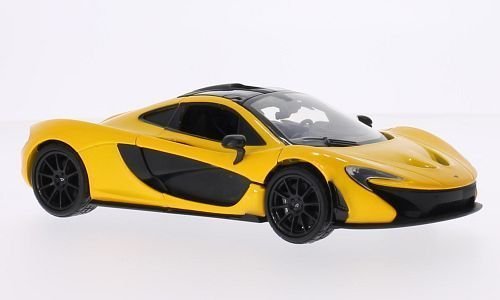McLaren P1, metallic-gelb/schwarz, Modellauto, Fertigmodell, Motormax 1:24 von Naisee