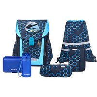 MCNEILL 9663263000 Primo Xagon Schulranzen – 9-teiliges Set mit Brotdose, Trinkflasche & zwei McAddys von McNeill