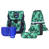 MCNEILL 9663289000 Primo Game Zone Schulranzen Jungen – 9-teiliges Set mit Brotdose, Trinkflasche & zwei McAddys MCNEILL 9663289000 Primo Game Zone Schulranzen Jungen – 9-teiliges Set mit Brotdose, Trinkflasche & zwei McAddys von McNeill