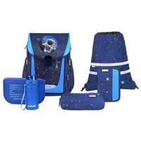 MCNEILL 9663323000 Primo Space Schulranzen – 9-teiliges Set mit Brotdose, Trinkflasche & zwei McAddys MCNEILL 9663323000 Primo Space Schulranzen – 9-teiliges Set mit Brotdose, Trinkflasche & zwei McAddys von McNeill