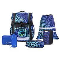 MCNEILL 9664320000 Bravo Gamer Schulranzen Jungen – 9-teiliges Set mit Brotdose, Trinkflasche & zwei McAddys von McNeill