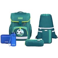 MCNEILL 9664325000 Bravo Petrol Schulranzen – 9-teiliges Set mit Brotdose, Trinkflasche & zwei McAddys MCNEILL 9664325000 Bravo Petrol Schulranzen – 9-teiliges Set mit Brotdose, Trinkflasche & zwei McAddys von McNeill