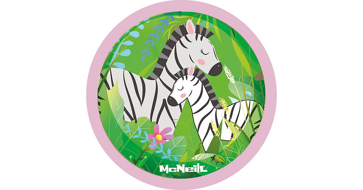 McAddy Motivmagnet Cute Animals Zebra grün Modell 5 von McNeill