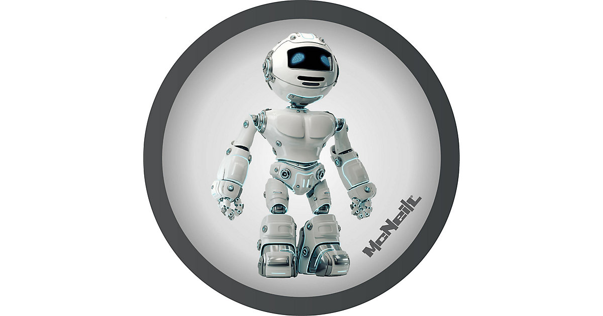 McAddy Motivmagnet Roboter grau Modell 3 von McNeill