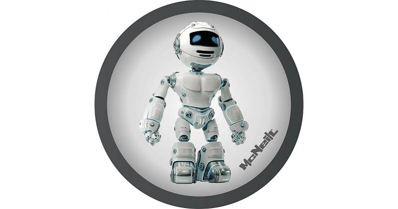 McAddy Motivmagnet Roboter grau Modell 3 von McNeill