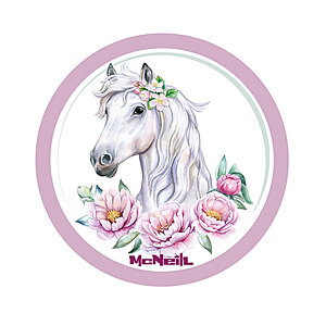 McNeill McAddys Pferd weiß-Blumen von McNeill