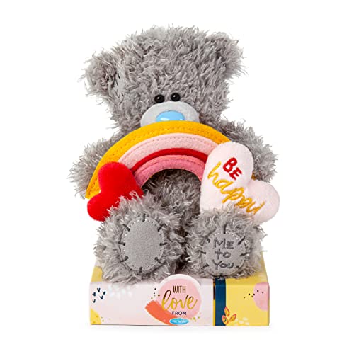 Me To You Bear 17,8 cm Be Happy Rainbow, Grau von Me To You Bear