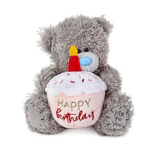 Me To You Bear AP701112 M7 Happy Birthday Cupcake Plüsch, grau Me To You Bear AP701112 M7 Happy Birthday Cupcake Plüsch, grau von Me To You Bear