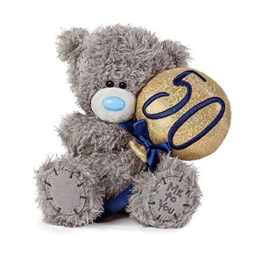 Me to You Tatty Teddy 50. Geburtstag Bär hält einen 50 Ballon – Offizielle Kollektion, Grau Me to You Tatty Teddy 50. Geburtstag Bär hält einen 50 Ballon – Offizielle Kollektion, Grau von Me To You Bear